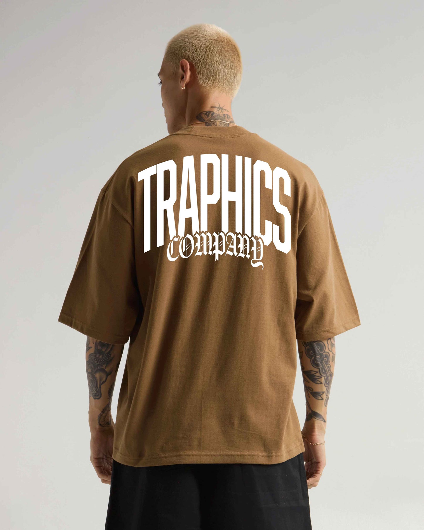 Oversized Back Print Tee (Pump Shirt)