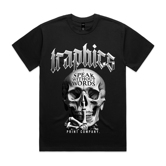 Traphics Skull Tee Black